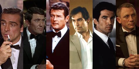 list of actors who played james bond in order